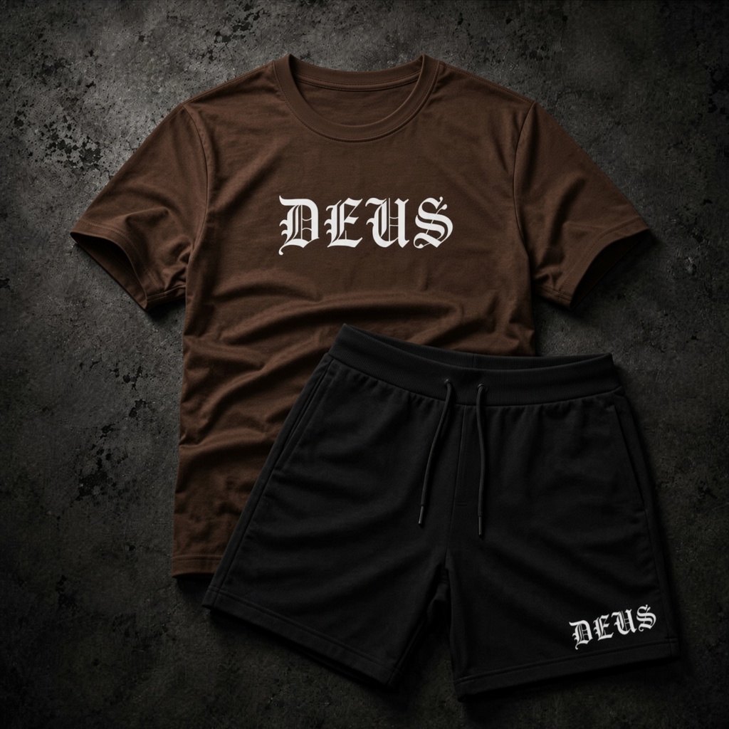 Conjunto Camisa e Bermuda Masculino Menino Infantil Kit Bermuda + Camisa Kids religiosa criança