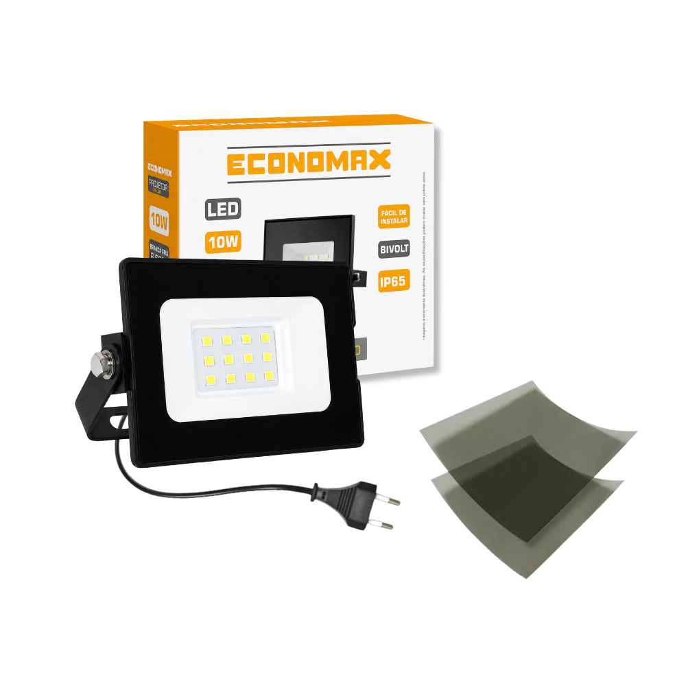 Kit Pelicula Polarizadora + Refletor Economax P/ foto de Tatuagem