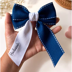 Laços de Cabelo Infantil Escolar personalizado com Nome
