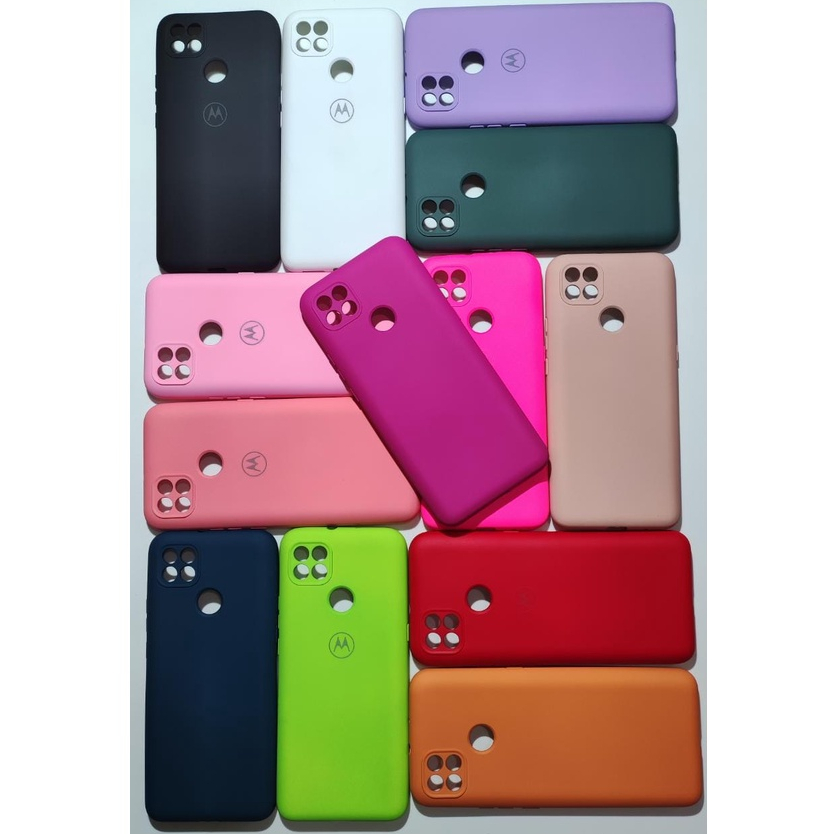 Capa Protetora Motorola G9 Power Silicone com Proteção Câmera Interior Aveludado Macia TPU Premium