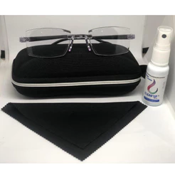 Óculos para Perto e Longe + Estojo e Limpa Lentes - Com Ajuste Automático de Grau
