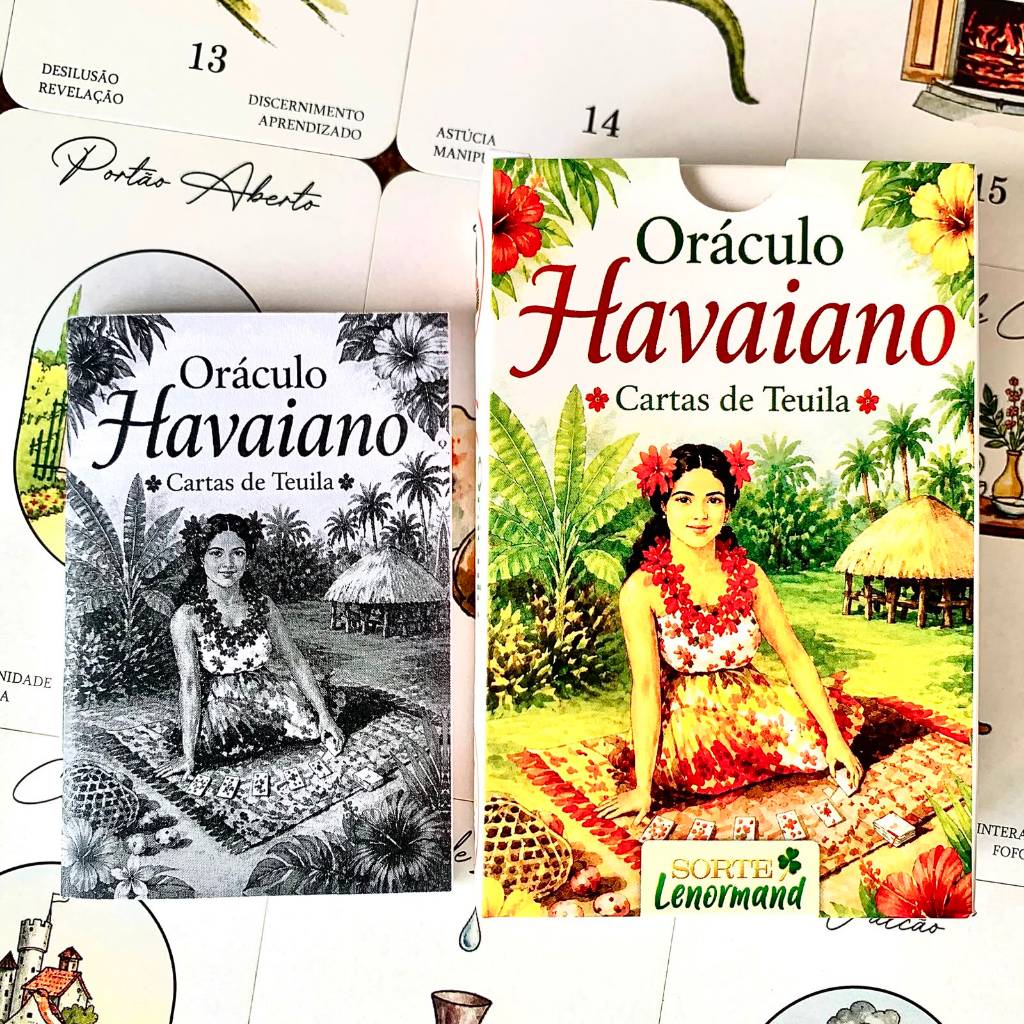 Oráculo Havaiano - Teuila Fortune Telling Cards - Inédito no Brasil - Oráculo Raro