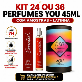 Kit 12 Perfumes You 45ML Body Splash