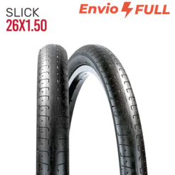 Pneu Bicicleta Passeio Mtb Paco Slick Liso Aro 26x1.50 - Preto SRI-39