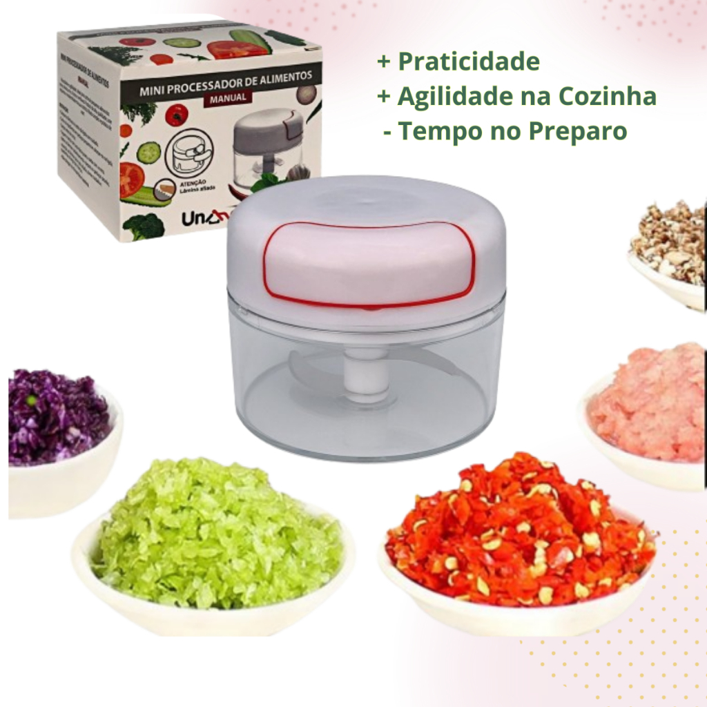 Mini processador triturador, cortador de alimentos para alho cebola gengibre, compacto