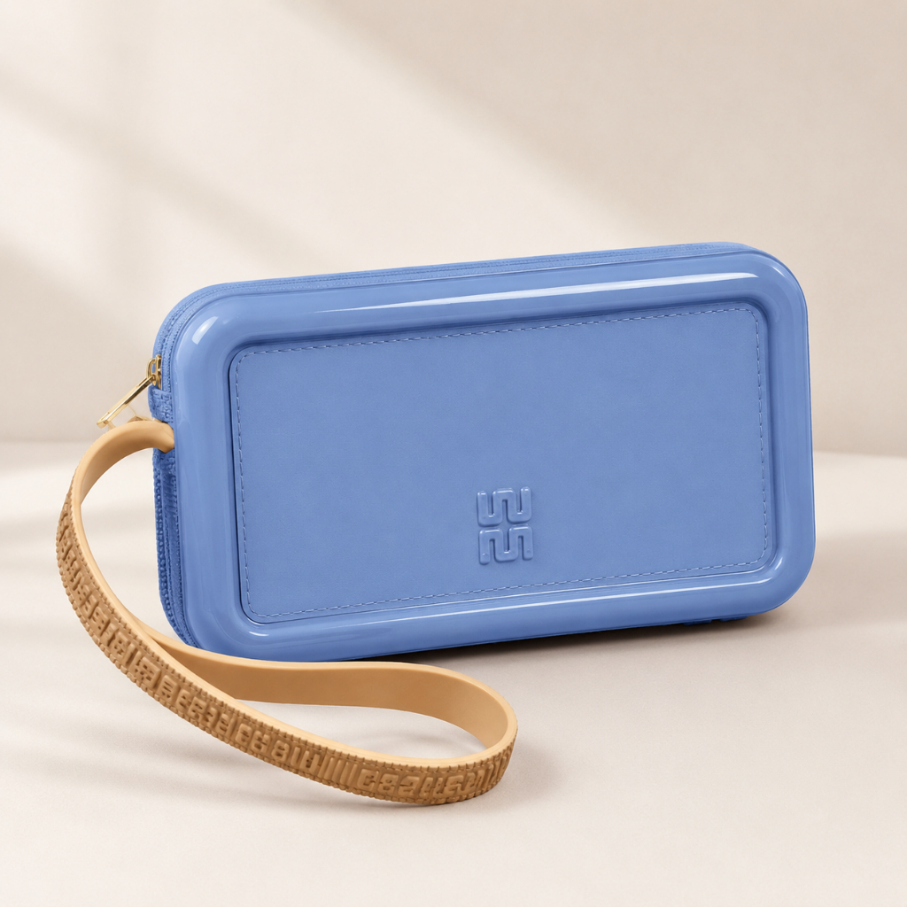 💖MAIS VENDIDA Carteira Feminina Jelly Modelo Meli Mini Bag Tendência Alça Removível Porta Celular Zíper — imagem 2 de 2