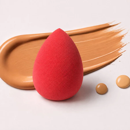 ANA1108 Kit de Maquiagem Pincel Oval com Esponja Blender ou Silicone para Base e Corretivo · foto 2