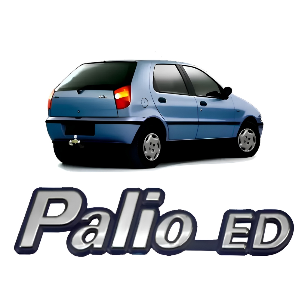 Emblema Letreiro Fundo Azul Palio ED 1995 a 2000