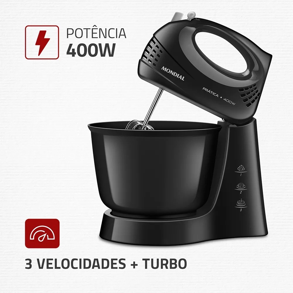 Batedeira Mondial B-44B 400W — imagem 2 de 2