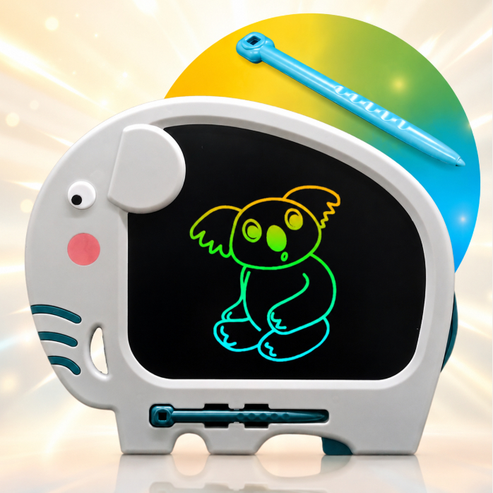 Tablet Lousa Mágica De Elefante Baleia Para Escrever e Desenhar Infantil Lousa Mágica De Baleia Para Escrever