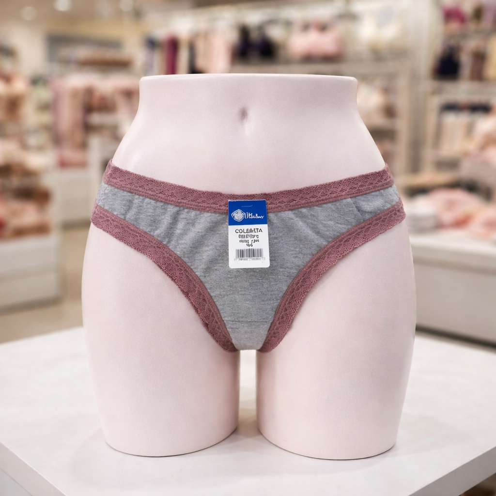 Kit Calcinhas Femininas de Algodão Confortáveis para o Dia a Dia Lisa e Estampada