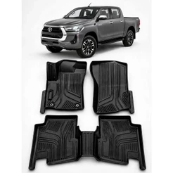 TAPETE BANDEJA TOYOTA HILUX 4 PORTAS 2016 17 18 19 20 21 22 23 24 25 2026