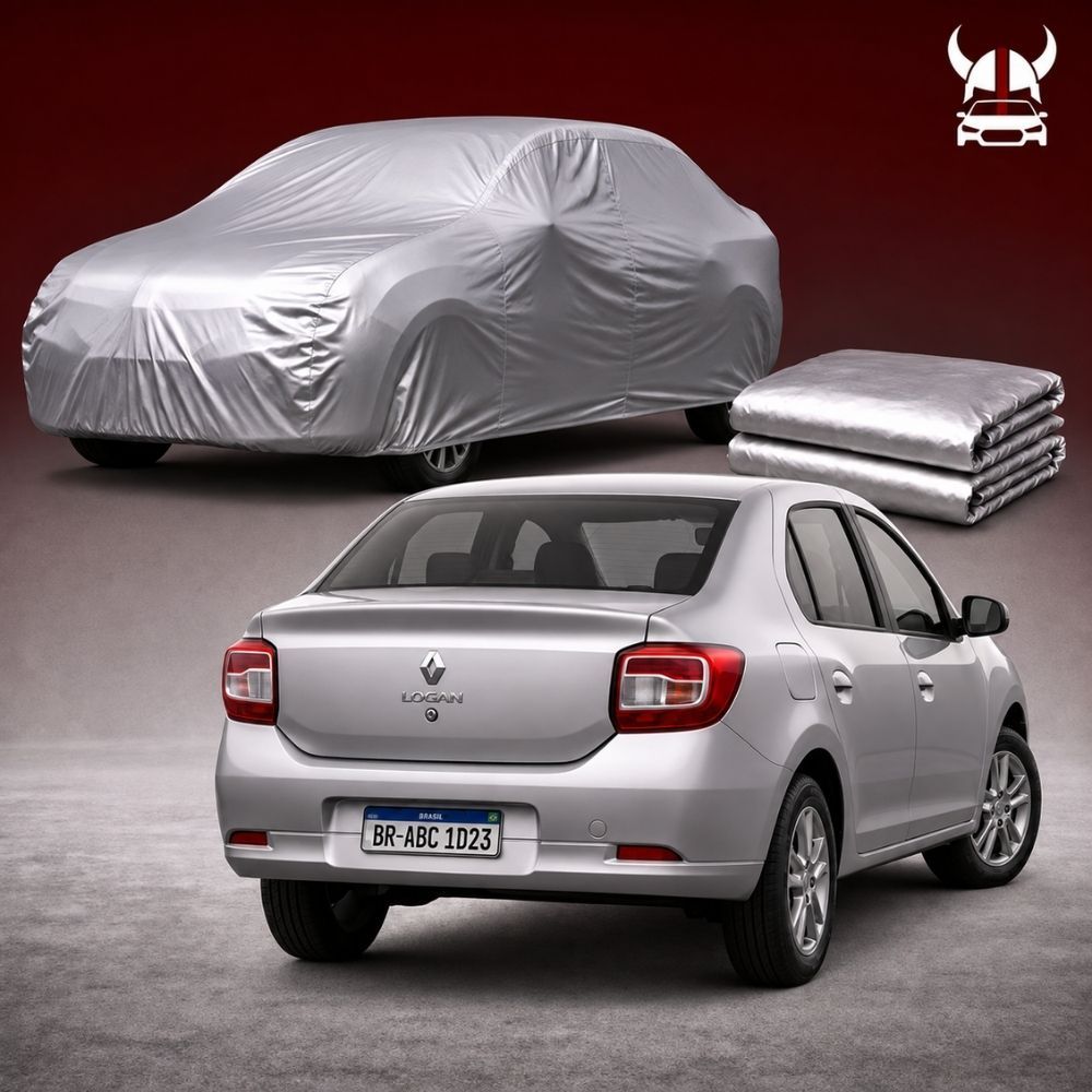 Capa Para Carro Renault Logan Com ou Sem Forro 100% Impermeável Sedan - Proteção UV