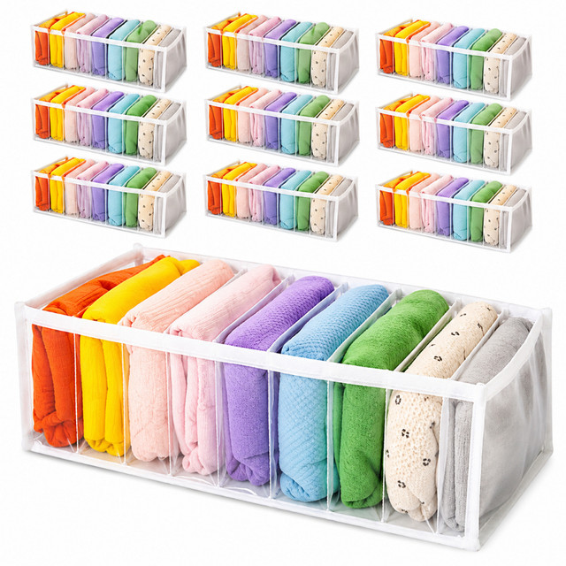 Colmeia Organizadora de gavetas kit 2/3/4/6/ ou 10 unidades Premium Tamanhos P,M,G,GG - Organizalux