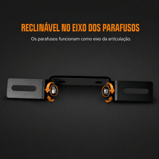 Suporte de Placa Retratil Universal Para Motos SafeLine Motors
