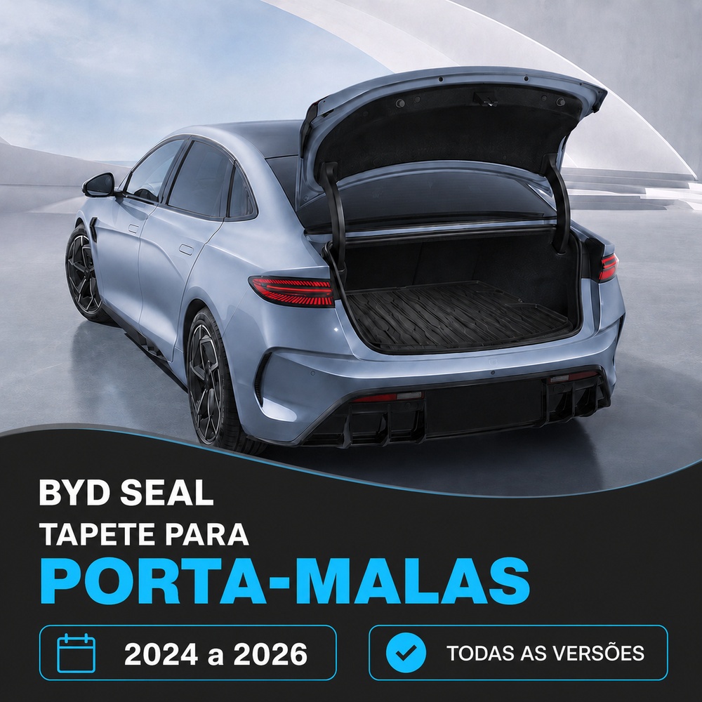 Tapete Para Porta Malas Premium Bandeja Borda Alta De Borracha Tpe 3D Para Byd Seal 2024 - 2026