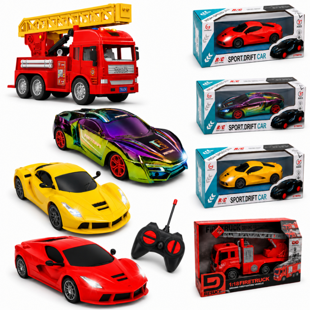 Carrinho Carro Esportivo Controle Remoto Brinquedo Infantil de Corrida