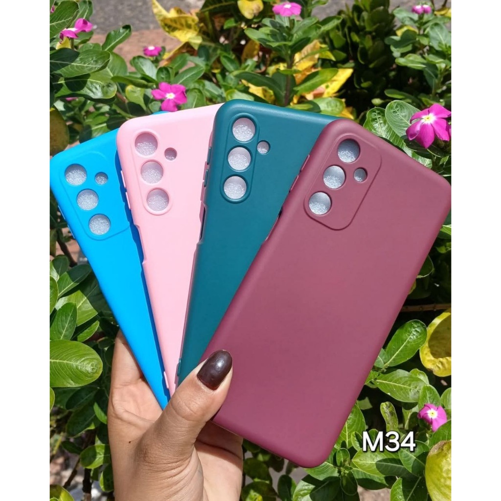 Kit 5 ou 3 Peças Capa Capinha Silicone Aveludado Cor Aleatória Proteção Excelente Qualidade Para SAMSUNG GALAXY
