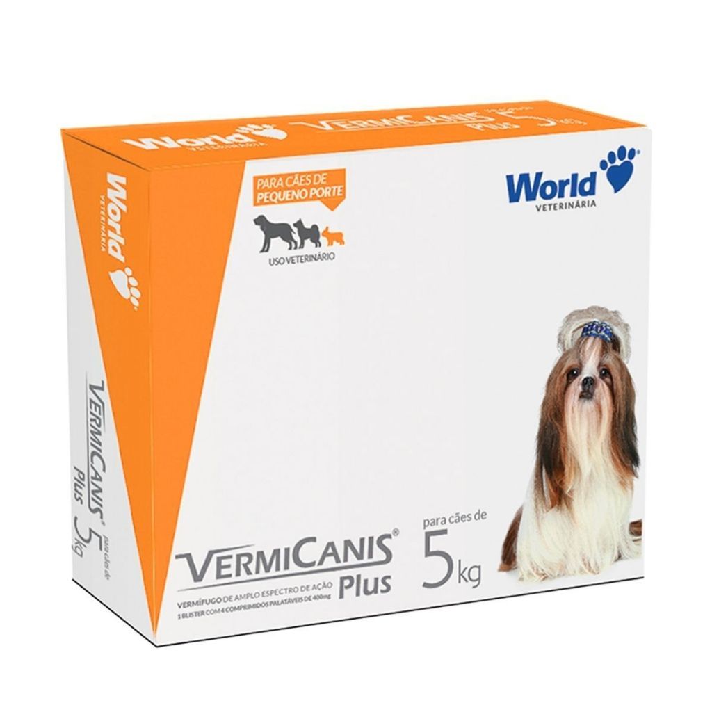 Vermífugo VermiCanis Plus 5,10,30Kg World para Cães · foto 2