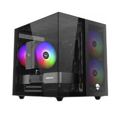 PC Gamer Xeon TPM 2.0 E5-2680 V4 RX 580 8GB 16GB DDR4 SSD NVMe 256GB + HD 1TB Fonte 600W 80 Plus Bronze Modular