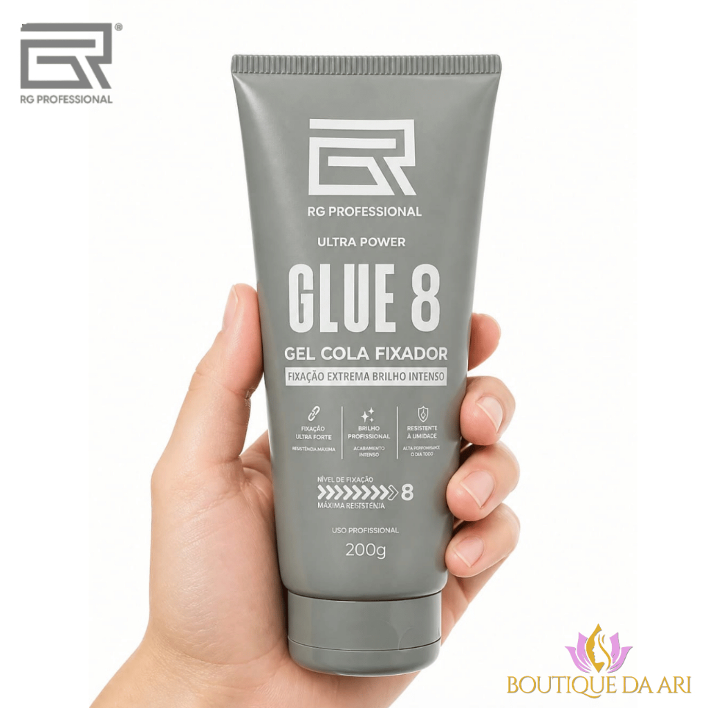 Glue 8 200gr RG Professional - Gel Cola Fixador Ultra Power