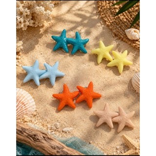 Presilha Estrela do Mar Par Brincos Mar Verão Praia