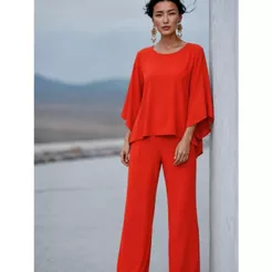 Conjunto Amora Feminino Calça e Blusa Despojado Moderno Estiloso