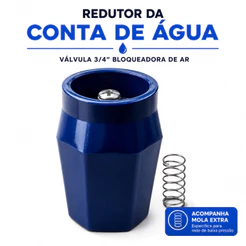 Redutor de Conta de Água Bloqueador de Ar 3/4 Válvula com Mola Grátis Baixa Pressão Soldável 25mm