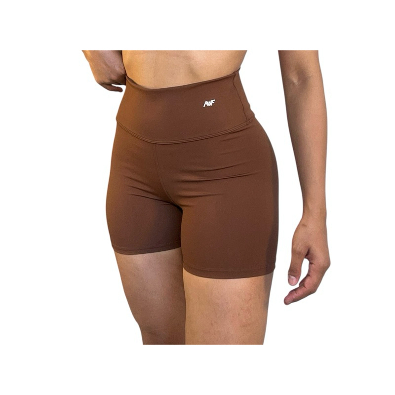 Short Curto Liso Poliamida Treino Academia Costura Reforçada Zero Transparência