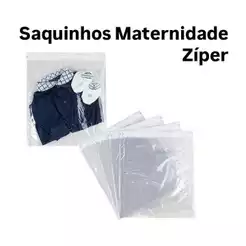 Kit 5 Saquinhos Maternidade Multiuso Organizador Nécessaire Envelope Com ZÍPER