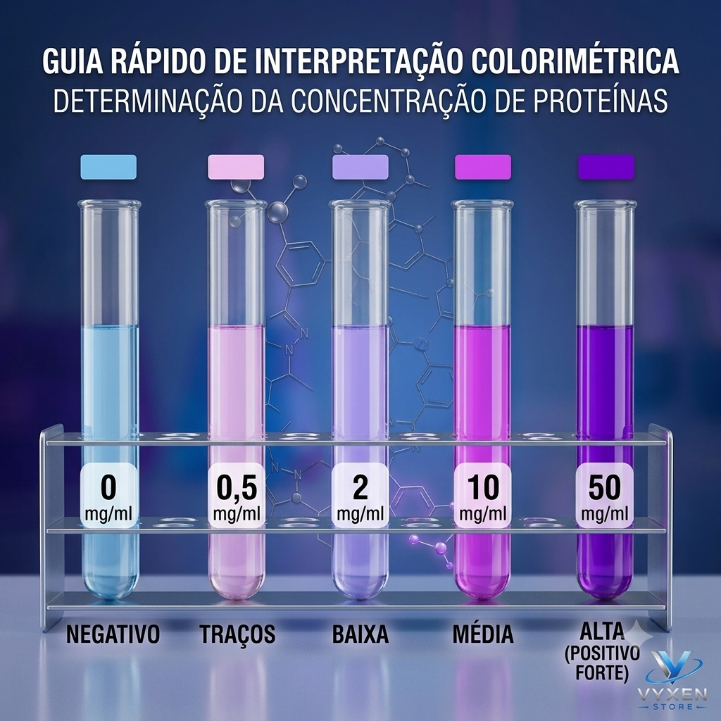 Reagente V/F para Teste de Identificação de Peptídeos 10ml - Análise Colorimétrica — imagem 2 de 2