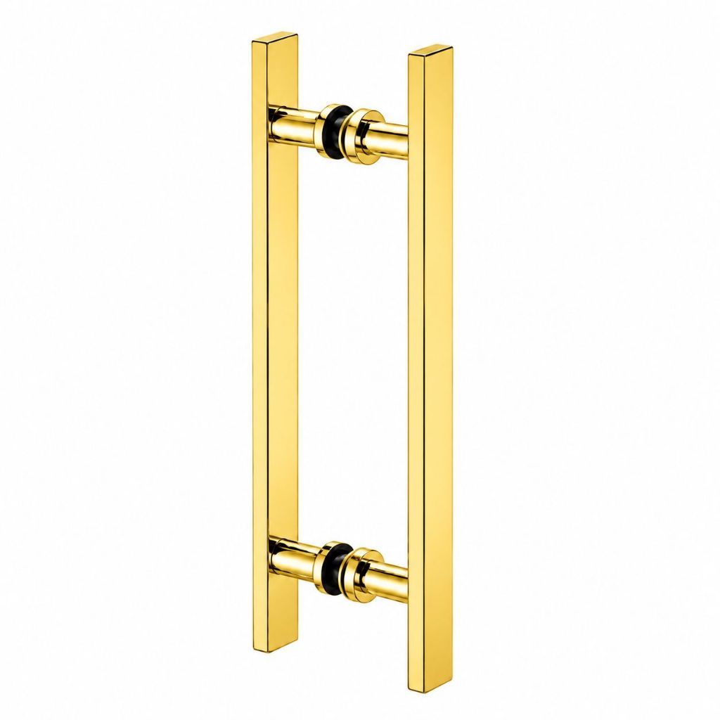 Puxador Para Portas Madeira/Vidro 50 cm Alumínio Dourado