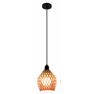 Luminária Pendente De Teto Modelo Trançado Com Cabo Ajustável 1 Metro Acompanha Lâmpada Bivolt