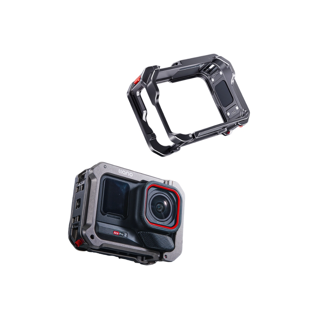 Llano Gaiola de Proteção para Insta360 Ace Pro 2 / Ace Pro, Acessório para Câmera de Ação, Ideal para Fotografia de Rua
