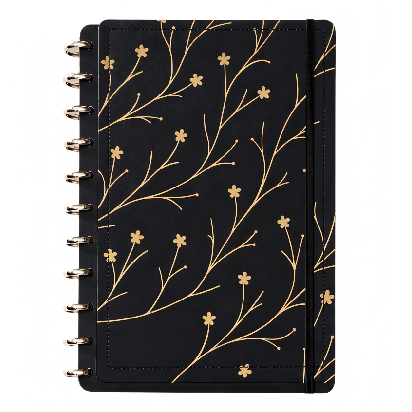 Caderno Inteligente A4 B5 Premium com Discos Removíveis Reposicionável para Estudos, Planner e Trabalho
