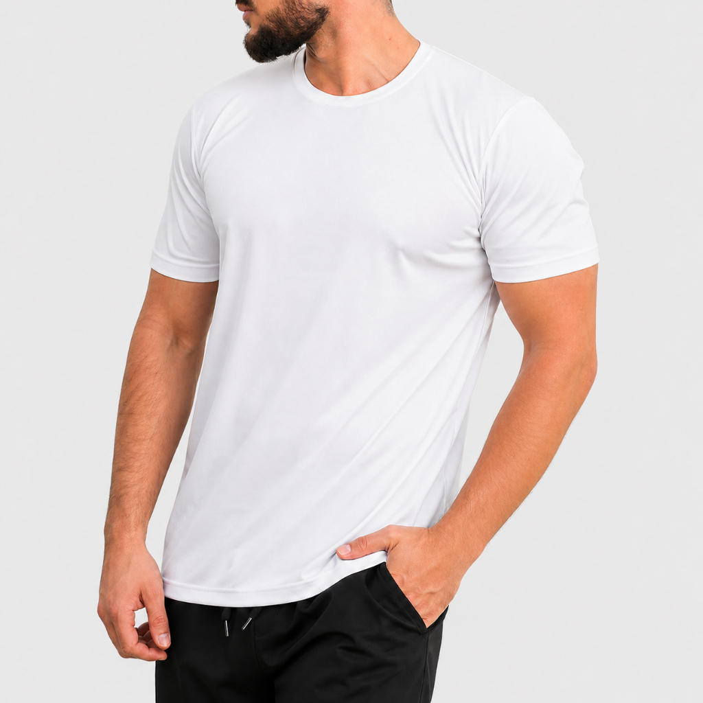 Camiseta Masculina Malha Fria Academia Fitness Treino Corrida Caminhada Cores Sortidas