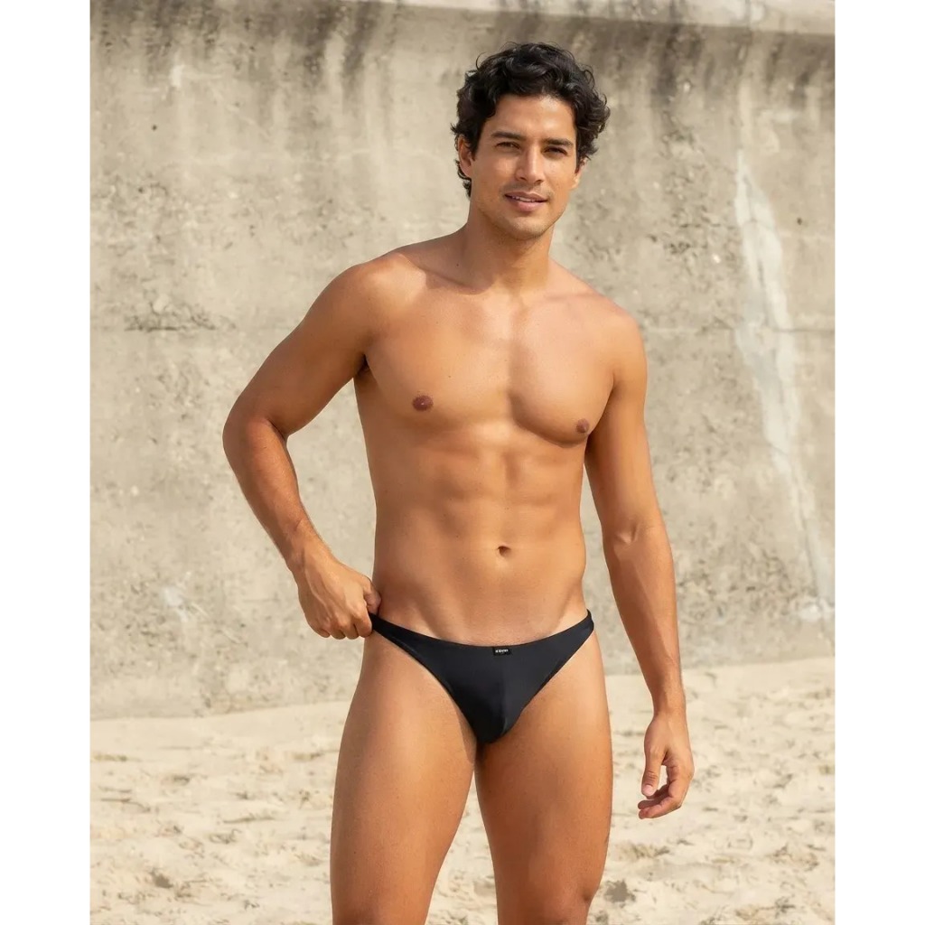 Sunga Asa Delta Fio Dental Masculina Suplex Praia Sexy Gay Pride LGBTQ+ Ricok Couture