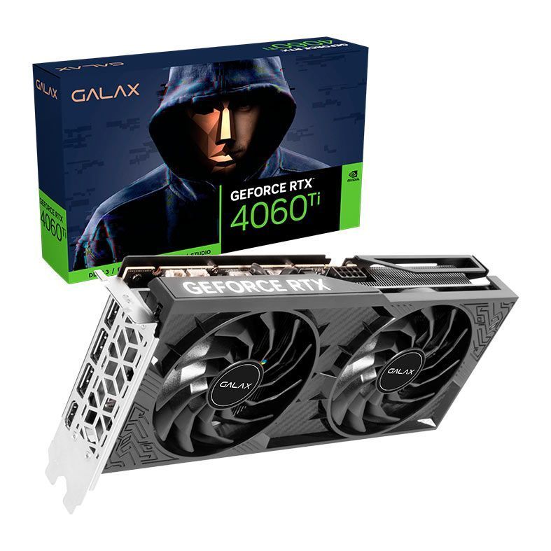 Placa de Vídeo Galax RTX 4060 Ti 8GB GDDR6 128 Bits Open Box