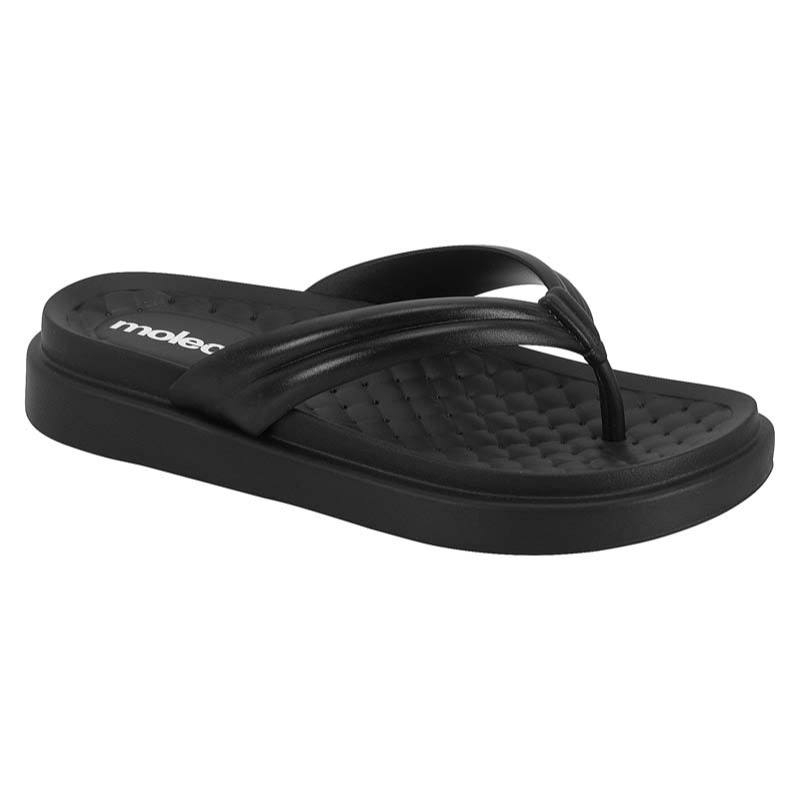Chinelo Feminino Moleca 5554.100 Nuvem de Dedo Flatform Leve e Confortável