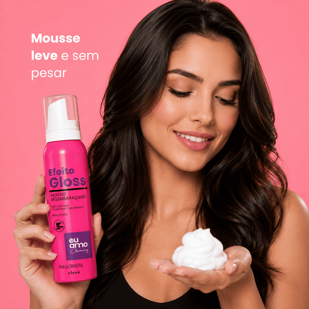 Eu Amo Charming Mousse Desembaraçante 140ml · foto 2