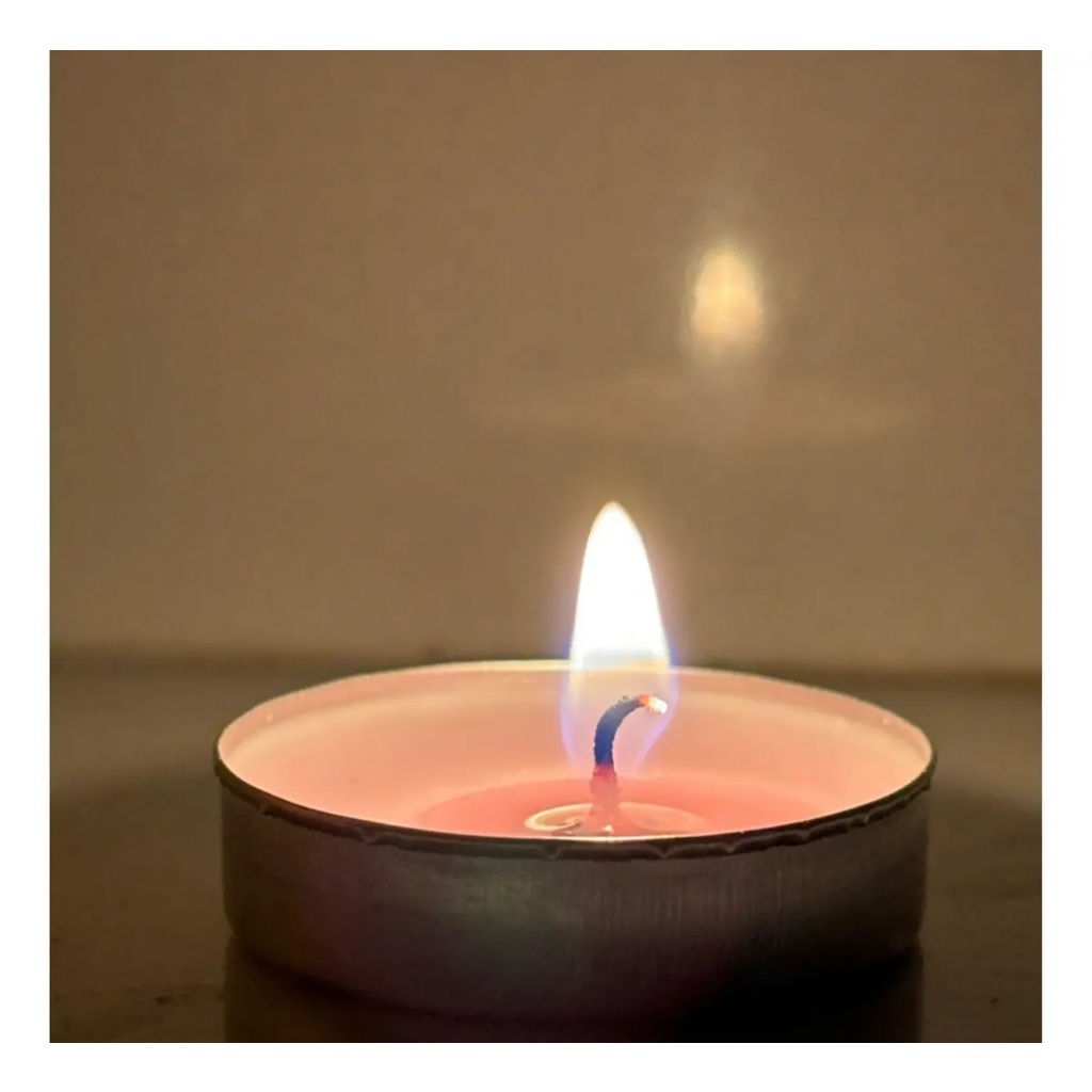 Vela Decorativa Formato Coração e Redonda - Perfeitas para Ocasiões Especiais - Não Aromatizada