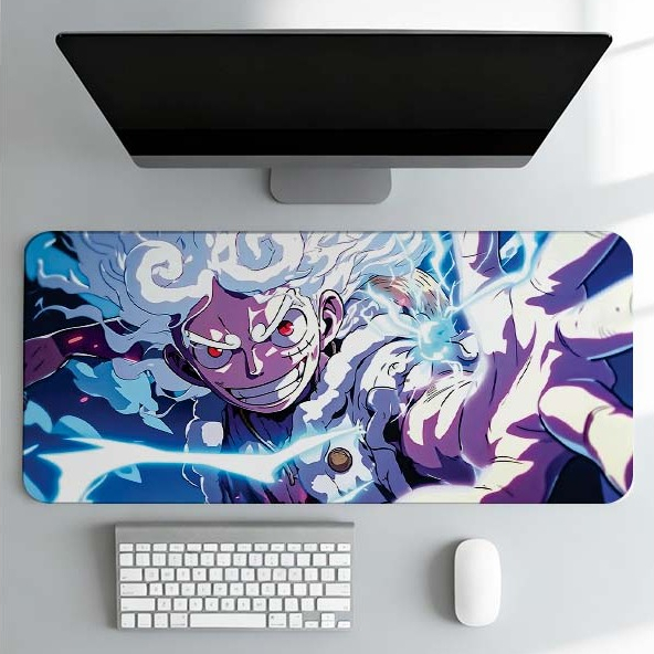 Mousepad Gamer para PC Notebook Mesa Setup De Trabalho Estampa Animes Antiderrapante