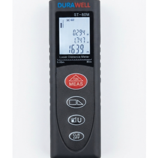 Trena Lazer Digital de Pilha Medidor De Distâncias A Laser Até 80m
