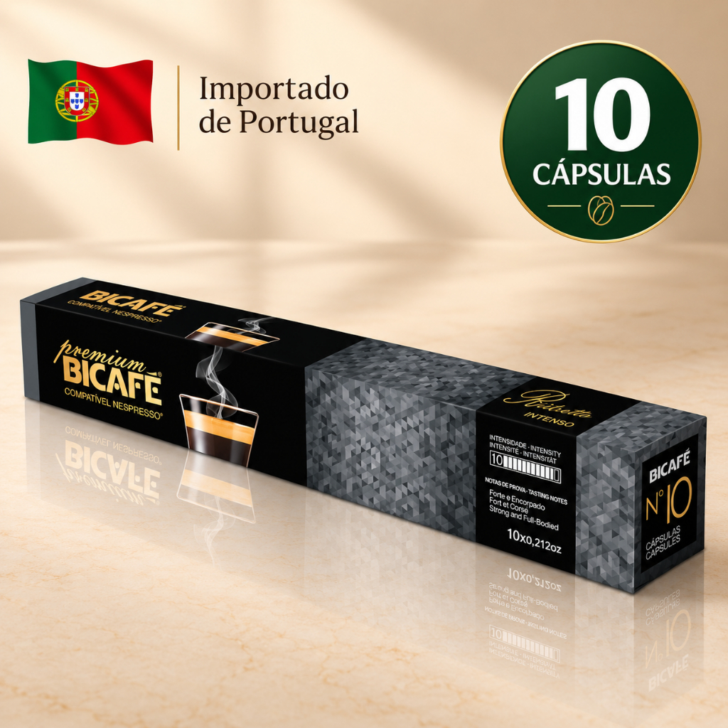 Cápsula Café Premium Ristretto 10 Cápsulas Bicafé Compatível Nespresso Intensidade 10