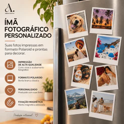 Fotos Polaroid Personalizadas com Ímã de Geladeira – Lembrancinha e Decoração