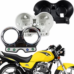 Conjunto Carcaça do Painel Superior Suzuki Yes 125 2005 a 2012 3 Peças