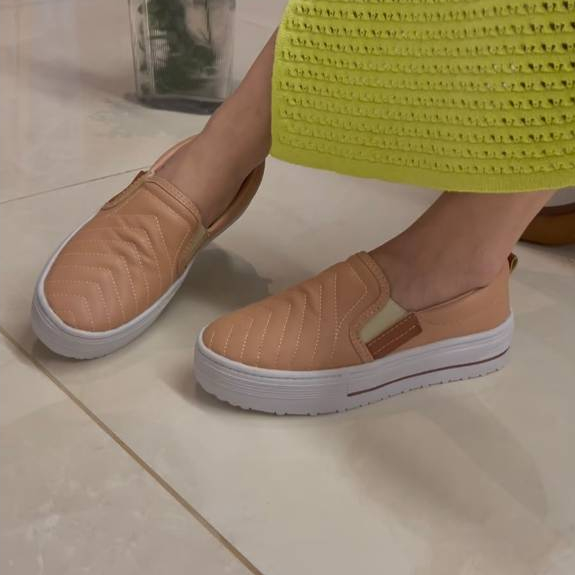 slip plataforma Feminino Macio Confortável Leve Para Trabalho Escritório e Uso Diário