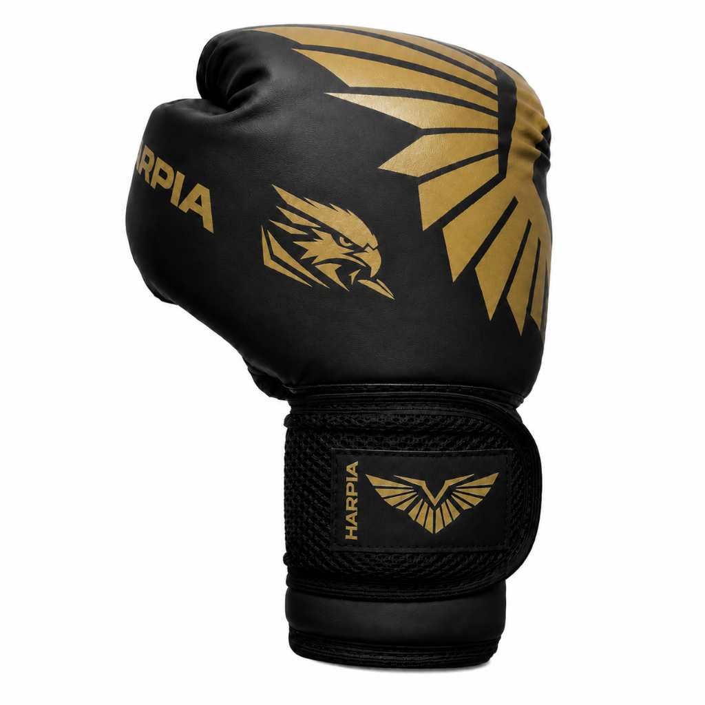 Kit Luva De Boxe Muay Thai Kickboxing + Caneleiras+ Bandagens + Bucal + Case + Bolsa KIT HARPIA — imagem 2 de 2