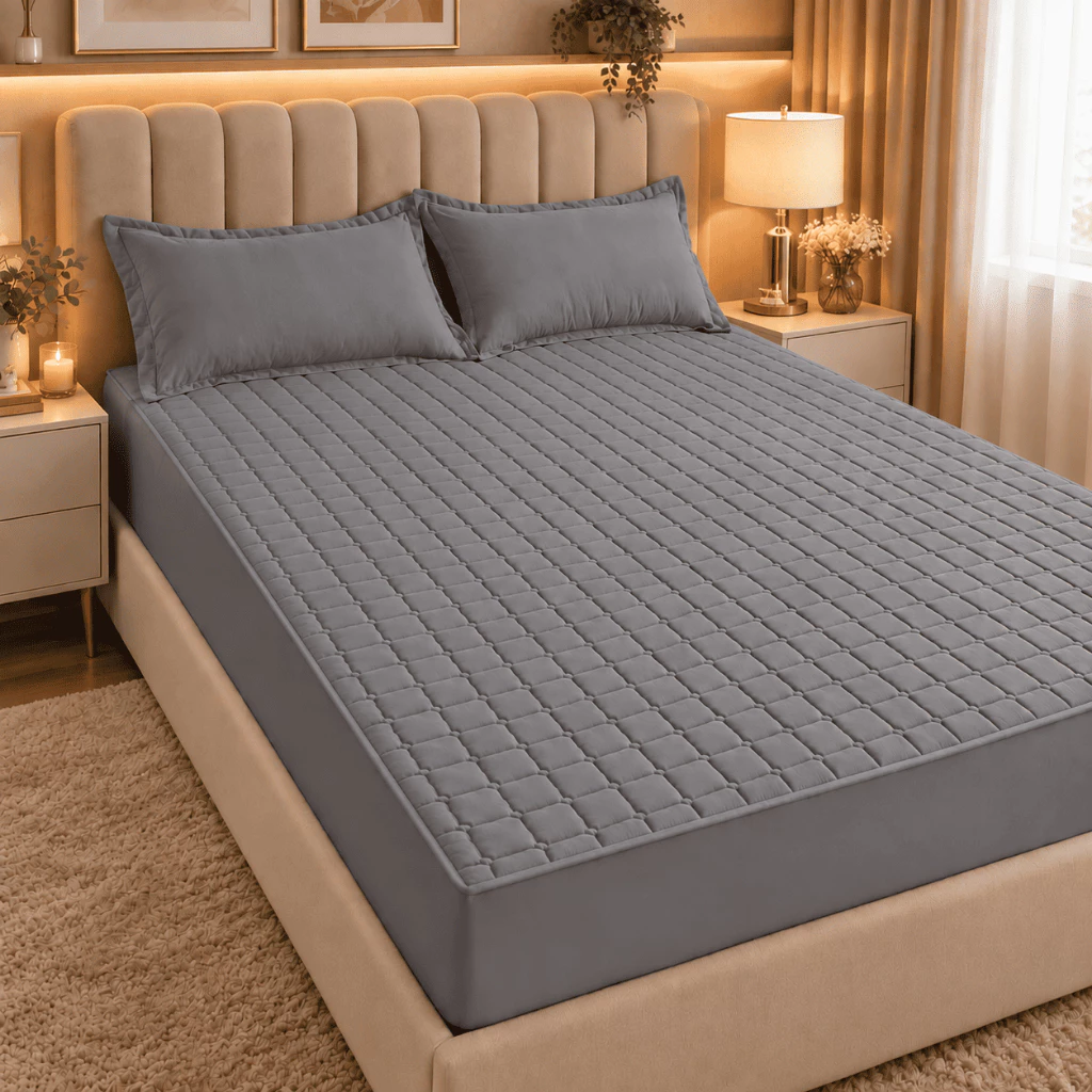 Protetor de Colchão Impermeável Matelado Varias Cores Para Cama Box Solteiro, Casal, Queen, King, Mini Berço E Berço