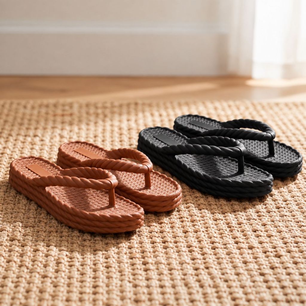 Kit 1 2 e 3 Pares Sandália Chinelo Trançada Nuvem Feminino Leve Macia Antiderrapante Anatômica Confortável Tendencia